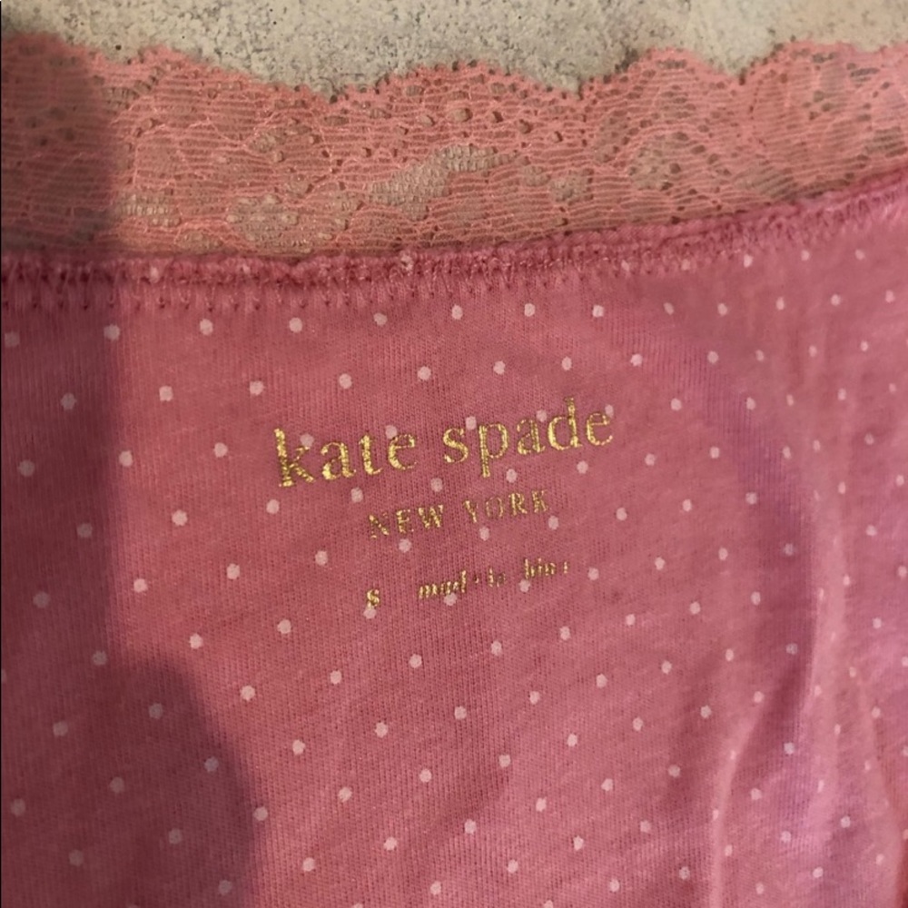 Kate Spade Small, 2 pc. pink pajama set - Picture 4 of 4
